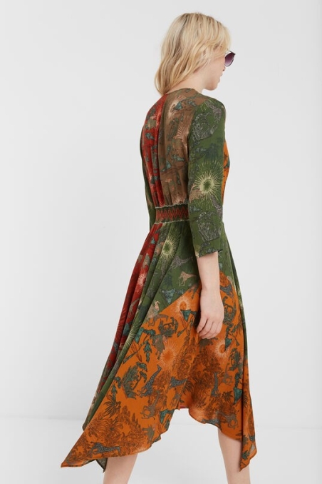 VESTIDO OHIO DESIGUAL 20SWVW24