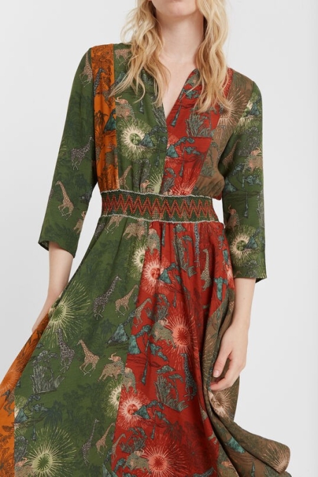 VESTIDO OHIO DESIGUAL 20SWVW24