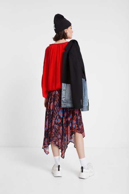 BLUSA  VENECIA DESIGUAL 20SWBW17