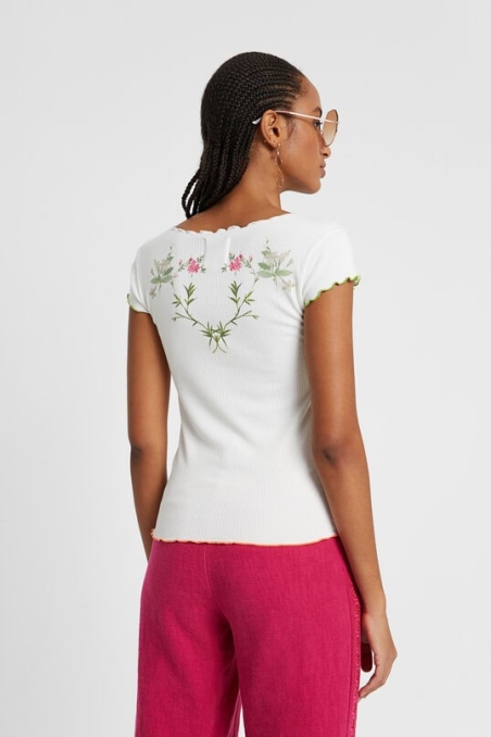 CAMISETA MUJER VILNA DESIGUAL 20SWTKCA