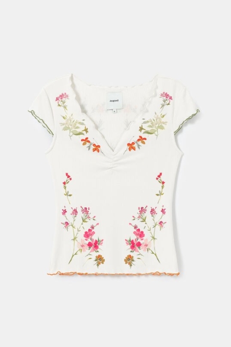 CAMISETA MUJER VILNA DESIGUAL 20SWTKCA