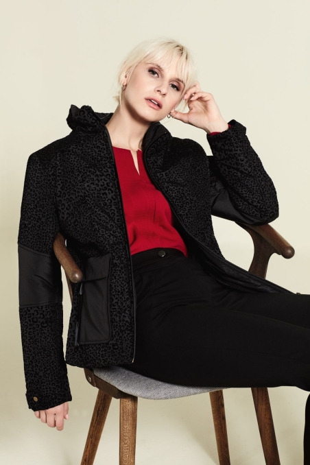 BLUSA MUJER CUELLO MAO 25339