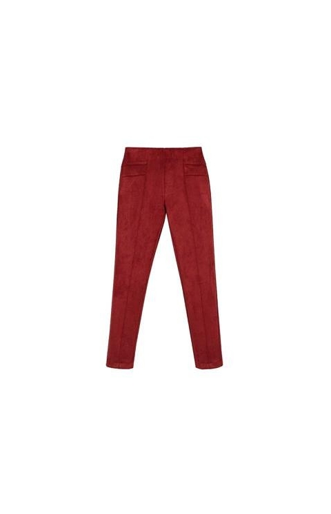 PANTALON MUJER SUEDE GOMA 48639 2