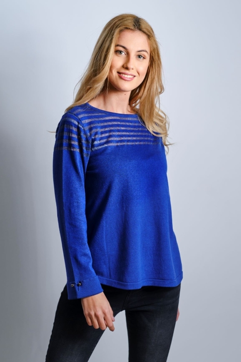 JERSEY MUJER TRANSPARENCIA 22050