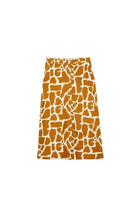 FALDA MIDI ESTAMPADA PAZ TORRAS 10540