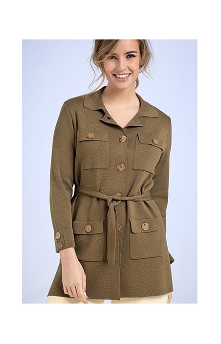 CHAQUETA BOLSOS SAHARIANA 21010