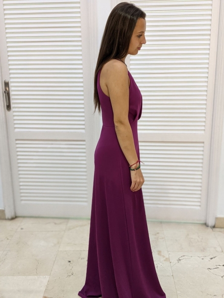 VESTIDO TIRANTE LARGO LISO 91676
