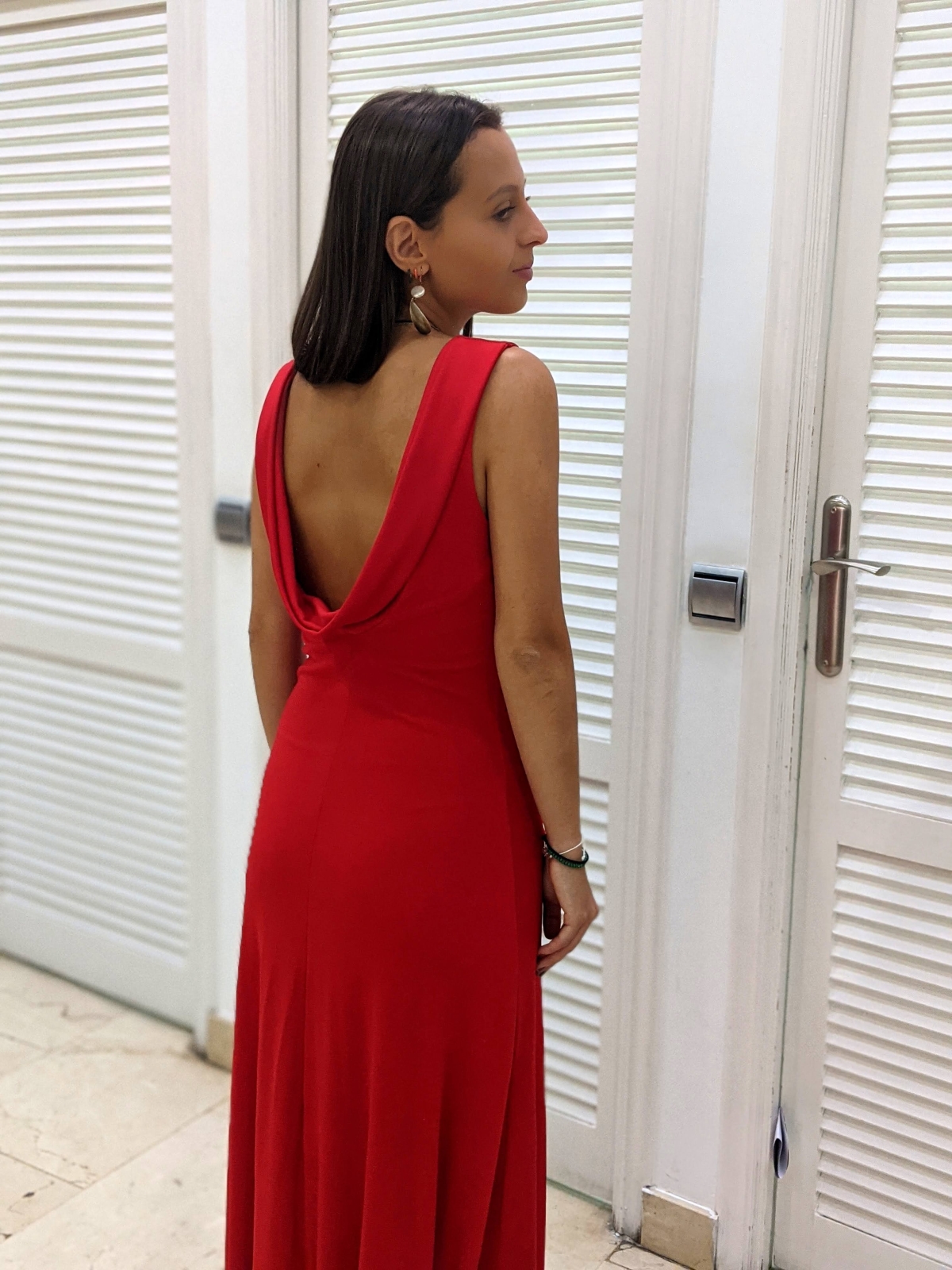 VESTIDO ESPALDA DRAPEADA 913647284