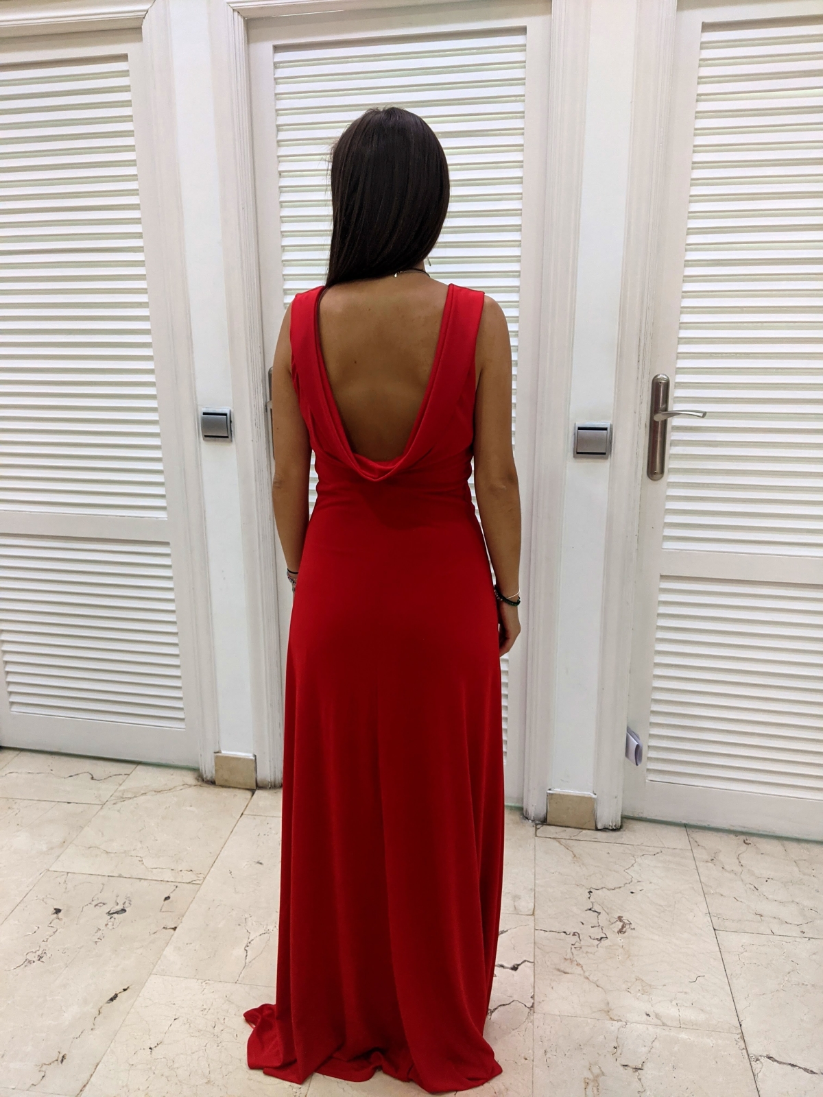 VESTIDO ESPALDA DRAPEADA 913647284