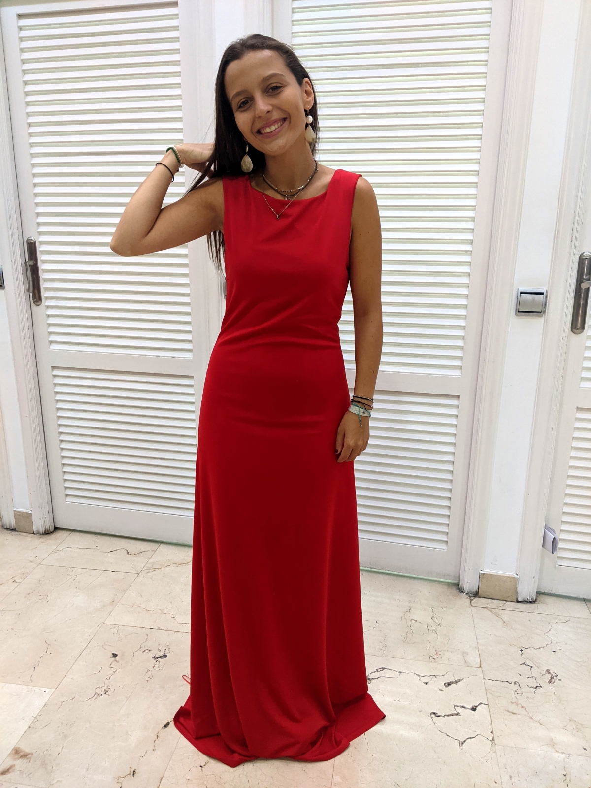 VESTIDO ESPALDA DRAPEADA 913647284