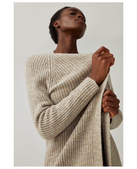 CHAQUETA PUNTO SEÑORA LARGA SURKANA 561NALO333