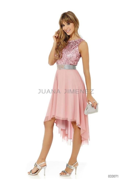 VESTIDO CORTO ALANTE LENTEJUELAS 33071