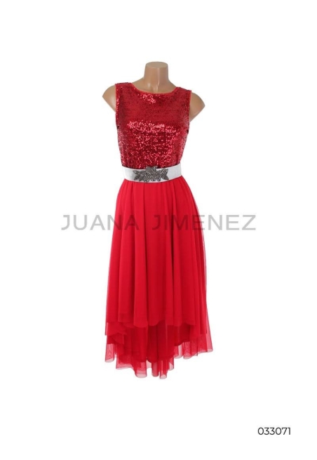 VESTIDO CORTO ALANTE LENTEJUELAS 33071