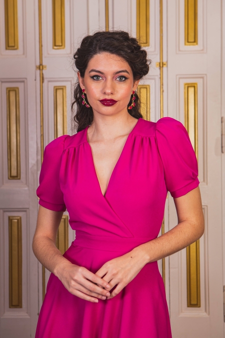 VESTIDO MIDI LISO FAROL F146