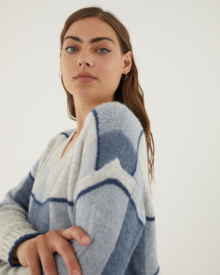 JERSEY PICO CUADROS PAZ TORRAS 97443