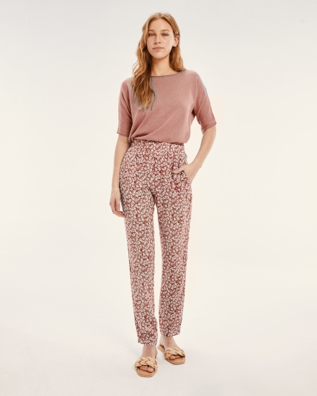 PANTALON ESTAMPADO  GOMA FLORES PAZ TORRAS 42944