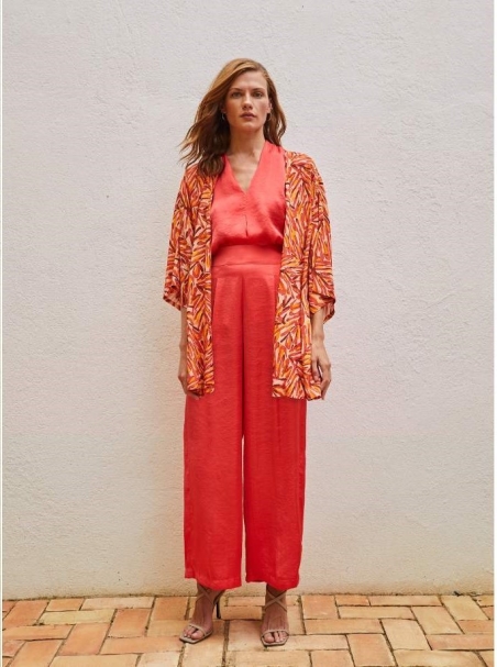 KAFTAN ESTAMPADO CORTO PAZ TORRAS 50644