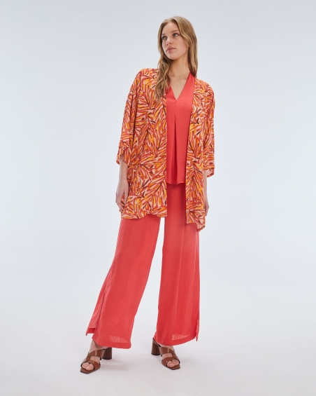 KAFTAN ESTAMPADO CORTO PAZ TORRAS 50644
