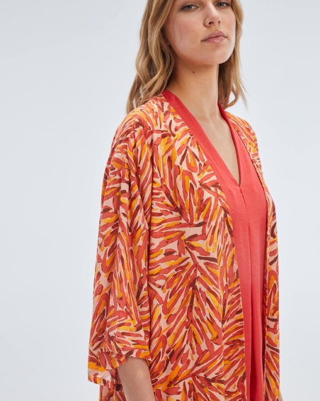 KAFTAN ESTAMPADO CORTO PAZ TORRAS 50644