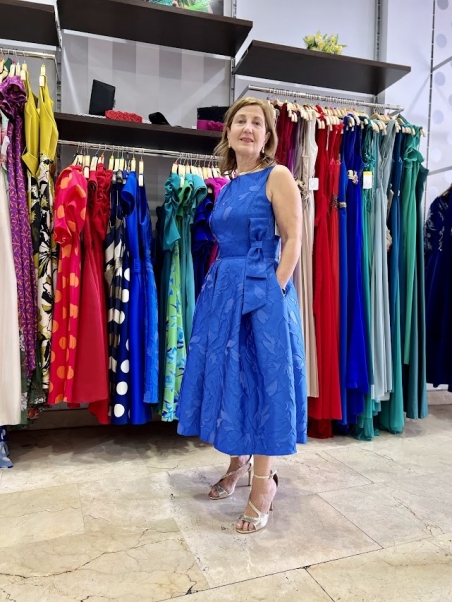 VESTIDO BROCADO VUELO 3032741CEUTA