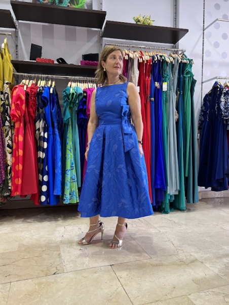 VESTIDO BROCADO VUELO 3032741CEUTA