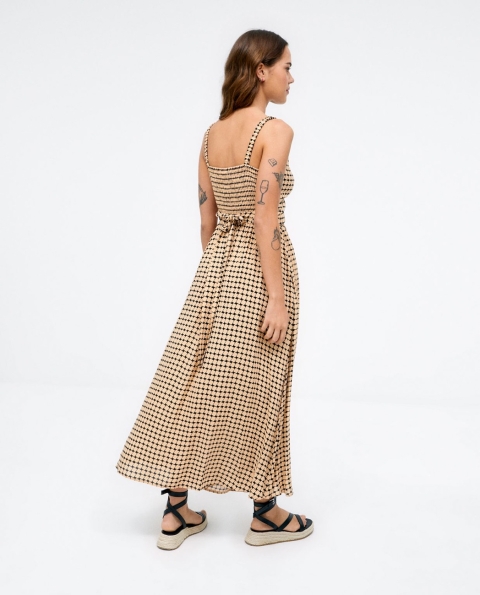 VESTIDO LARGO TIRANTE MULTIFORMA CORBATERO SURKANA 523HEBA72 2