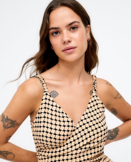 VESTIDO LARGO TIRANTE MULTIFORMA CORBATERO SURKANA 523HEBA72