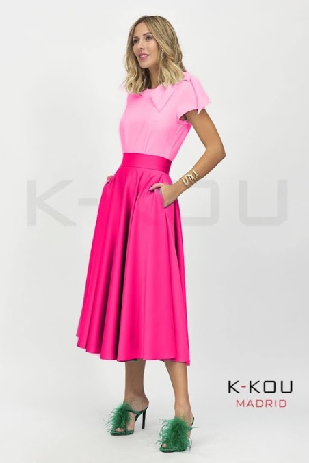 FALDA MIDI VUELO 8030