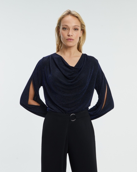 TOP BRILLO DRAPEADO PAZ TORRAS 85945