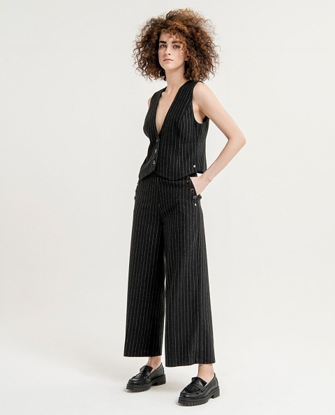 PANTALON MUJER ANCHO BOTONES SURKANA 563ESCU527 2