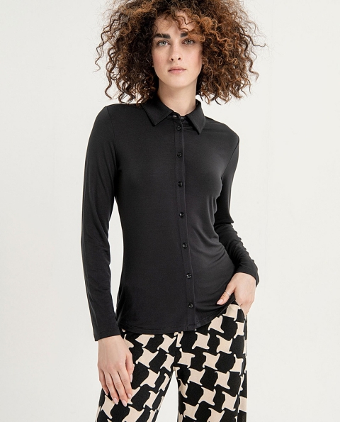 BLUSA MANGA LARGA LISA SURKANA 553ESBO114