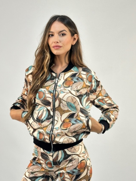 PANTALON ESTAMPADO HOJAS EB23227/15