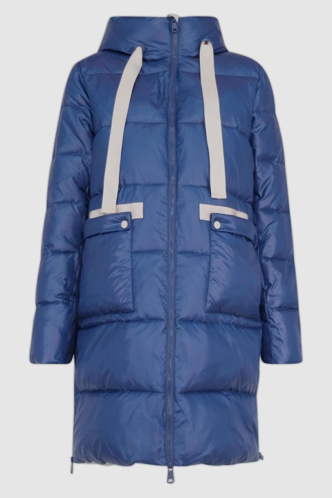 PARKA MUJER LARGA COMBINADA 79608404