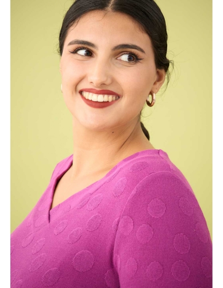 JERSEY SUELTO CIRCULOS GRABADOS 3736