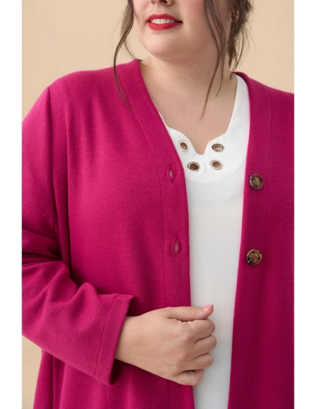 CHAQUETA PUNTO LARGA 3764