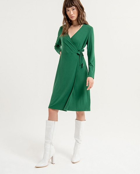 VESTIDO LISO CRUZADO SURKANA 553ESLI713