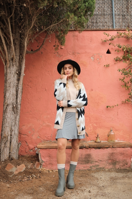 CHAQUETA ZIG-ZAG BOTONES 53101