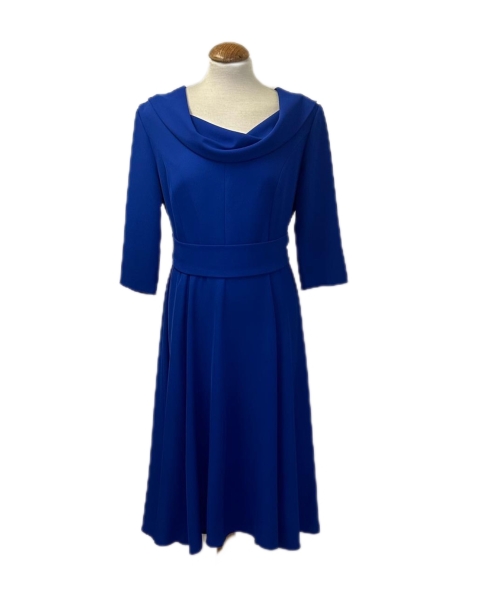 VESTIDO MANGA FRANCESA VUELO LISO 2440 2