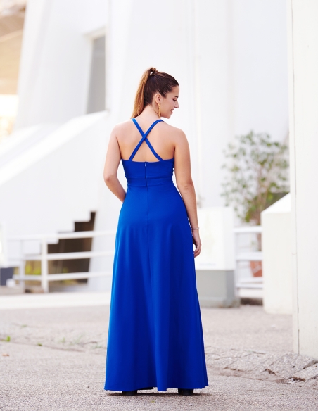 VESTIDO LISO TIRANTE LARGO 5702