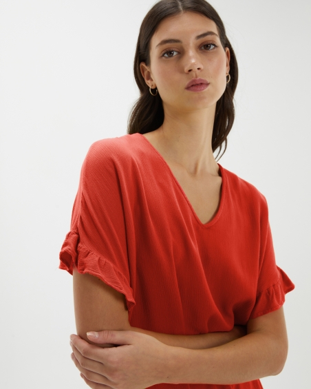 BLUSA MANGA CORTA LISA BAMBULA PAZ TORRAS 20646