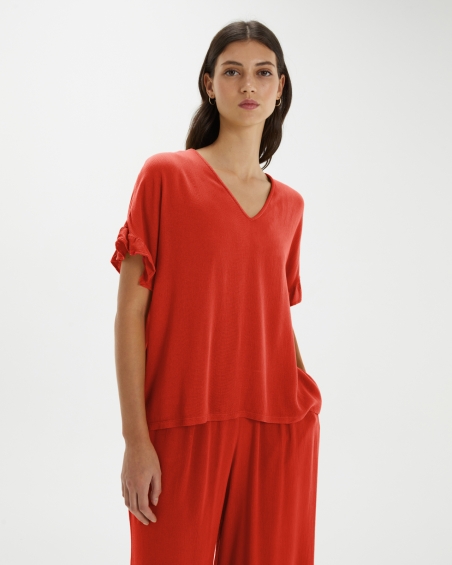 BLUSA MANGA CORTA LISA BAMBULA PAZ TORRAS 20646