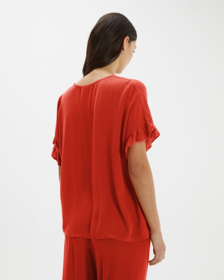 BLUSA MANGA CORTA LISA BAMBULA PAZ TORRAS 20646