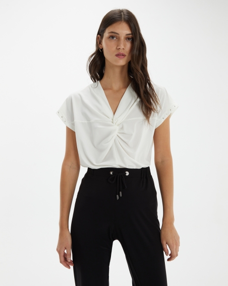 CAMISETA LISA NUDO MANGA CORTA PAZ TORRAS 81246