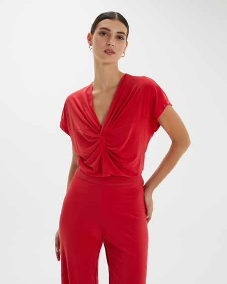 CAMISETA LISA NUDO MANGA CORTA PAZ TORRAS 81246