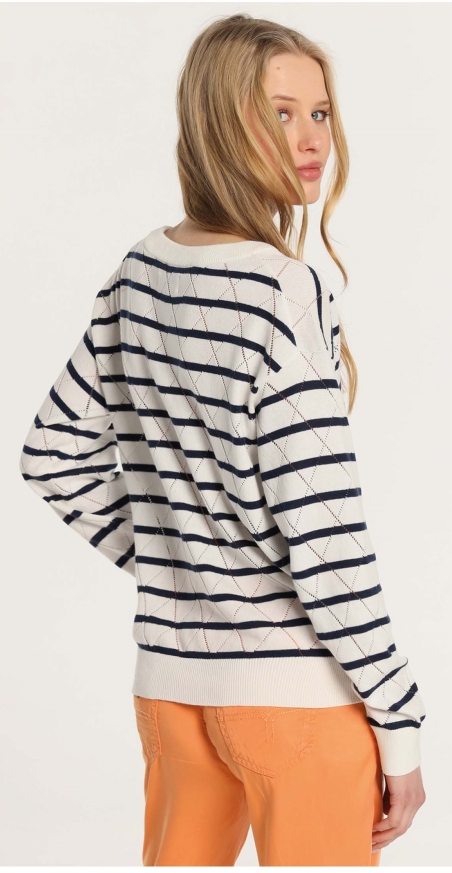 JERSEY PICO  CHICA RAYAS MARINERO LOIS 138277