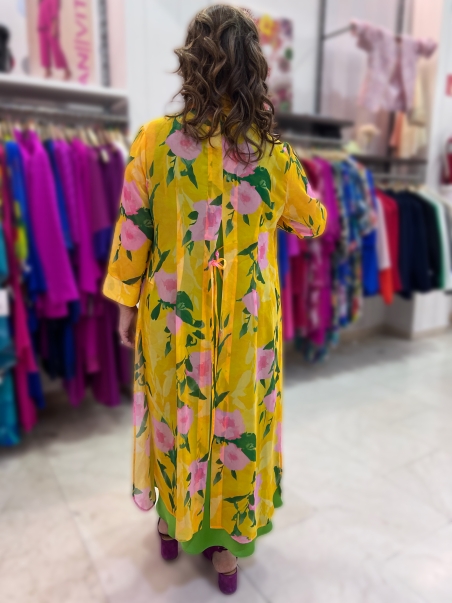 KAFTAN CAMISERO GASA ESTAMPADO C2050112 K-KOU MADRID