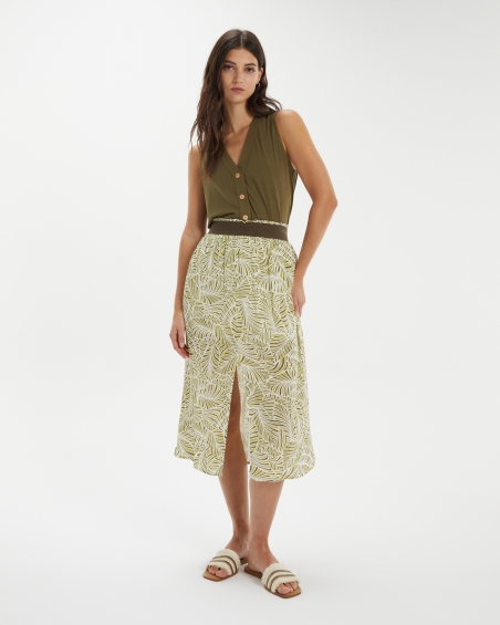 CAMISETA SIN MANGA BOTONES PAZ TORRAS 80246