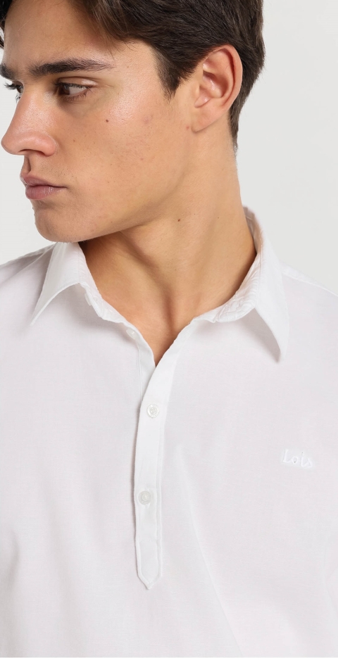 CAMISA HOMBRE MANGA LARGA POLERA LOIS 137834