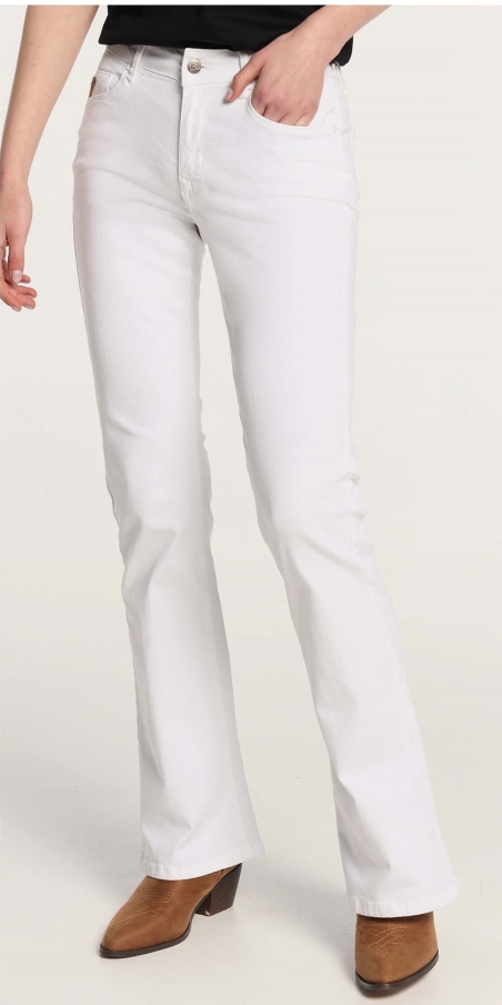 VAQUERO BLANCO MUJER ABBA FLARE LOIS 138026
