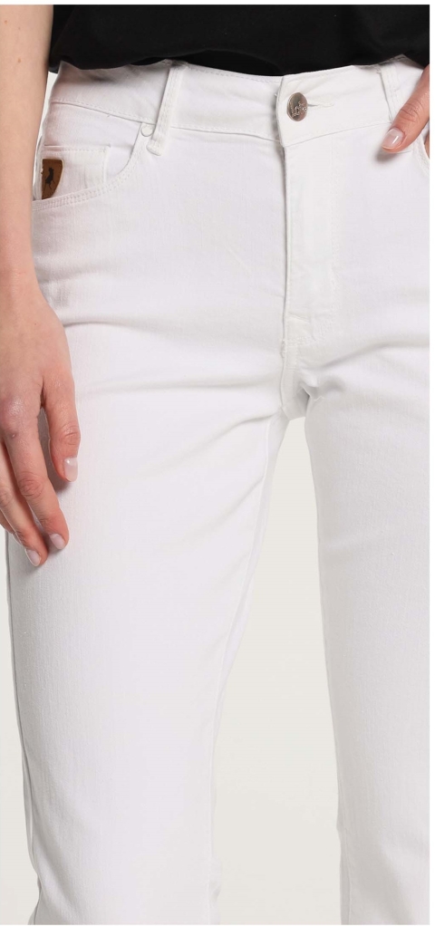 VAQUERO BLANCO MUJER ABBA FLARE LOIS 138026 2